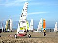 Sand-Yachting on Oostduinkerke beach