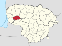 Location in Lithuania