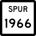 State Highway Spur 1966 marker