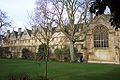 Wadham College, Oxford, exterior of hall