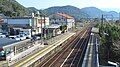 Station platforms and main building