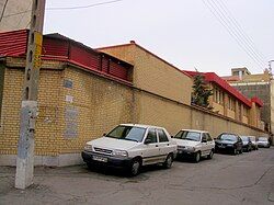 Al-Zahra High School in Gumushqaya, where former cemetery of Dimashqiyya located