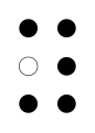 Western Armenian Braille form Dots-13456