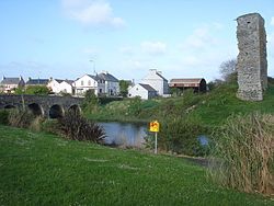 Doonbeg River flows through Doonbeg village