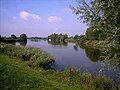 Confluence of the Hamme and the Wümme (from left) to become the Lesum