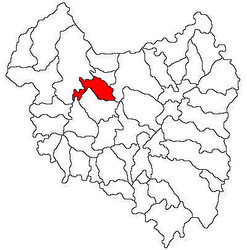 Location in Covasna County