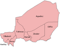 Departments of Niger