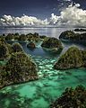 Image 43Piaynemo karst archipelago in Raja Ampat, Southwest Papua (from Tourism in Indonesia)