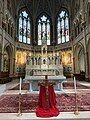 The altar during after Stations of the Cross on Holy Friday