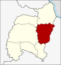 District location in Amnat Charoen province