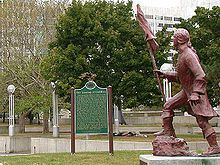 Antoine de la Mothe Cadillac Statue