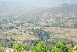 View of Gajarkot Baindi from Bhalayatar.