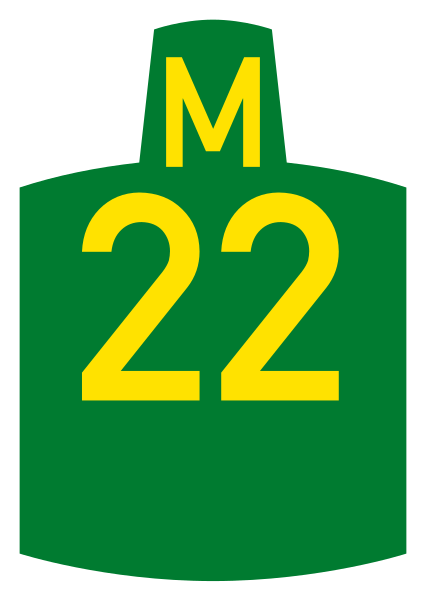 File:Joburg road M22.svg