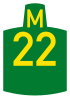 Metropolitan route M22 shield