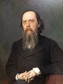 Portrait of Shchedrin by Ivan Kramskoi