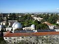 Santa Clara University mission gardens from above