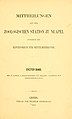 Mittheilungen der Zoologischen Station in Neapel1879
