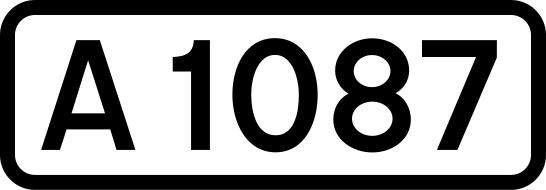 File:UK road A1087.svg