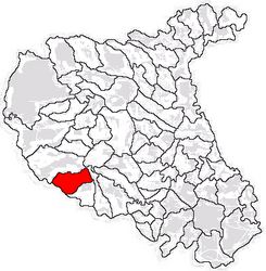 Location in Vrancea County