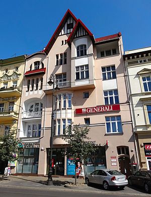 Fritz Weidner house at Gdańska street 34, Bydgoszcz