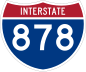 Interstate 878 marker