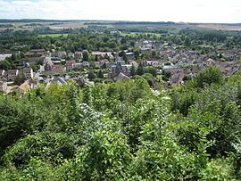 The village seen from the chateau