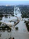 Flooded areas of New Orleans