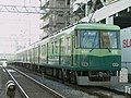 Keihan 6001 in an older green livery