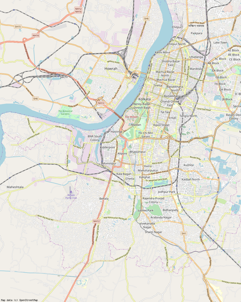 File:Kolkata Street Map.png