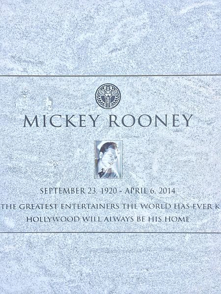 File:Mickey Rooney Grave.JPG