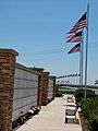 Columbarium Plaza – north wall showing Sections H & I