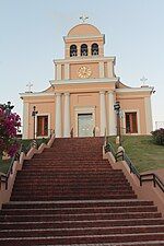 Catholic church in central plaza