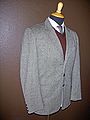 Grey Donegal tweed sportcoat