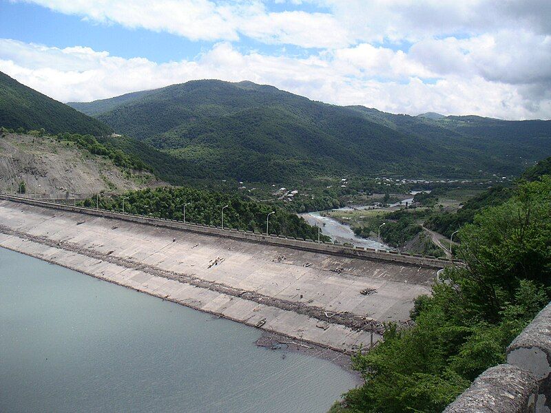 File:Zhinvali Dam.jpg