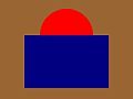 The distinguishing patch of the 24th Battalion (Victoria Rifles), CEF.