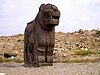 Basalt lion found in 1955