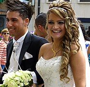 Assyrian bride and groom