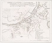 Period map of the battle