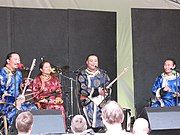 Chirgilchin at the Winnipeg Folk Festival, July 2007