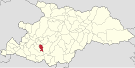 Location in Maramureș County