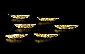 Miniature gold boats from Nors, Denmark.[86]