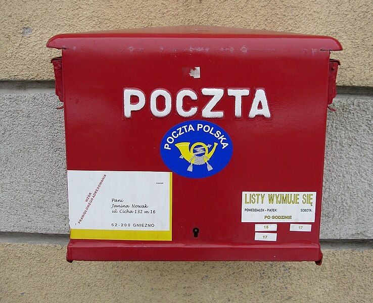 File:Mail box Poland.jpg