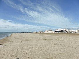 The beach at Port-la-Nouvelle