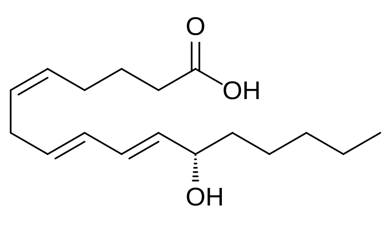 File:12-Hydroxyheptadecatrienoic acid.svg