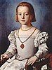 Angelo Bronzino's 1542 painting of Bia de' Medici