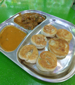 "Coin prata" is a smaller, crispier version of Singaporean roti prata, found at Kampong Glam.