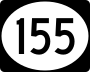 Highway 155 marker