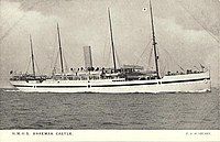 Braemar Castle as a hospital ship