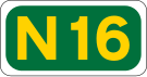 N16 road shield}}