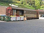 An FS freight car in Vatican City station